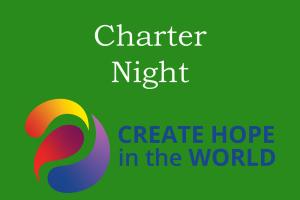 Charter Night - 6.30 for 7.00pm @ The Venue, Park Hall
